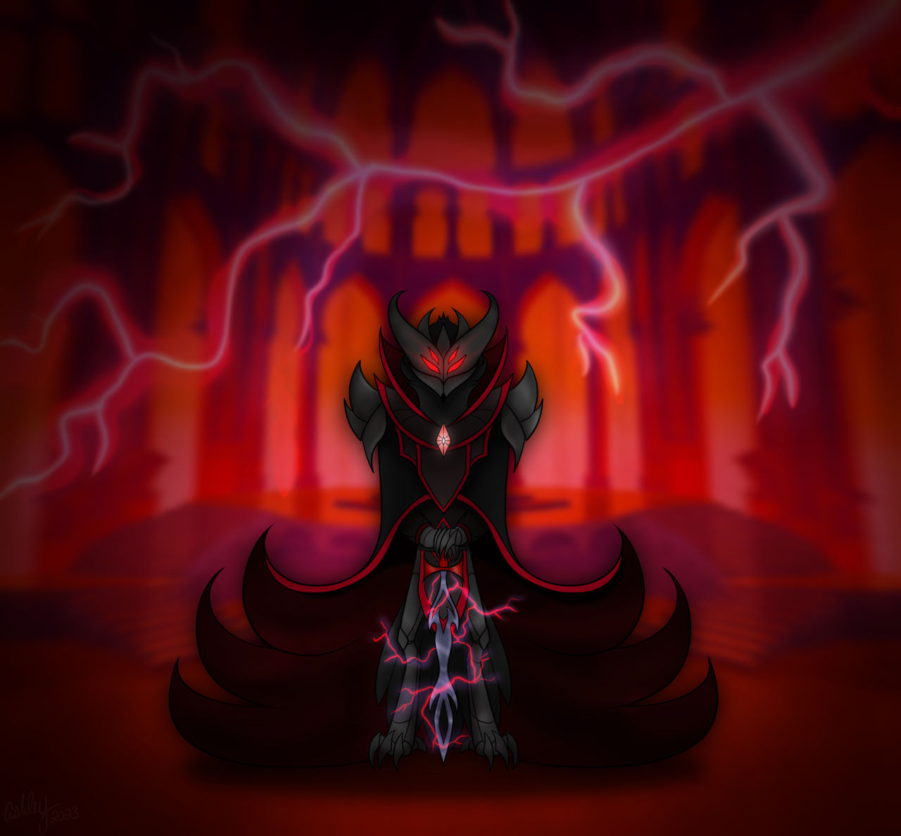 Helluva Boss: Lord General Andras by The-Hellscarred on DeviantArt