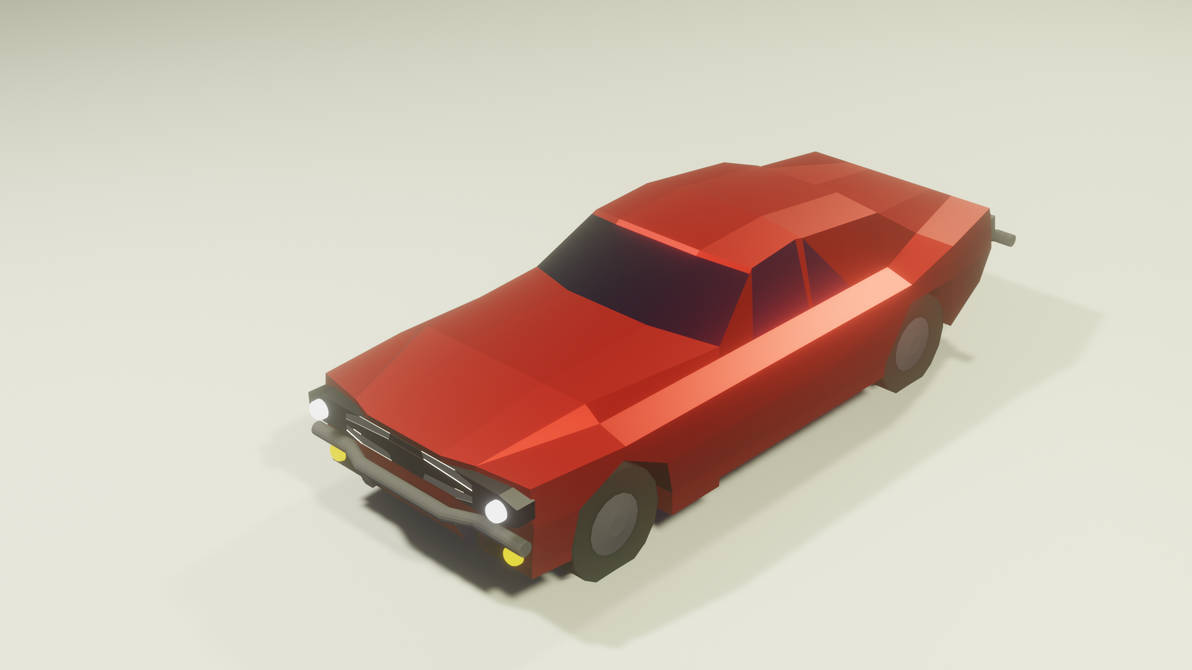Low Polygon Car by LORDSAAM on DeviantArt