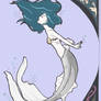 Mermaid Nouveau - colored