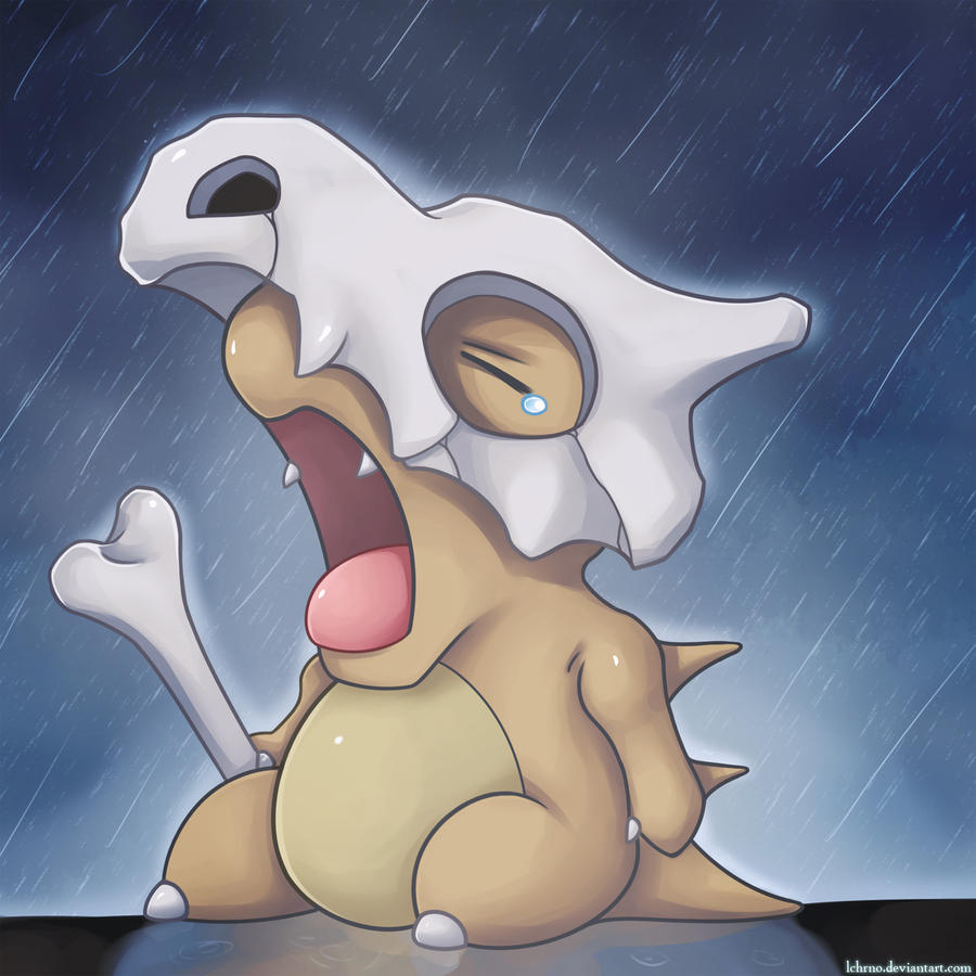 Cry cubone alone