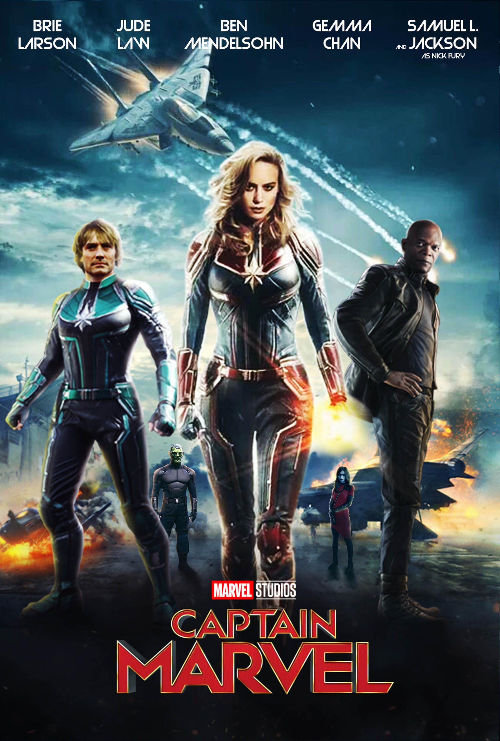 Captain Marvel Movie Poster by MarcellSalek26 on DeviantArt