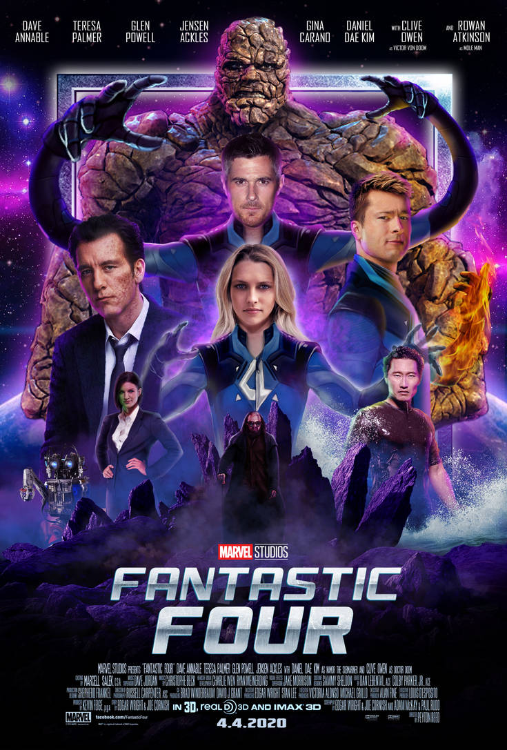 Mcu Fantastic Four Movie Poster 3 By Marcellsalek 26 On Deviantart