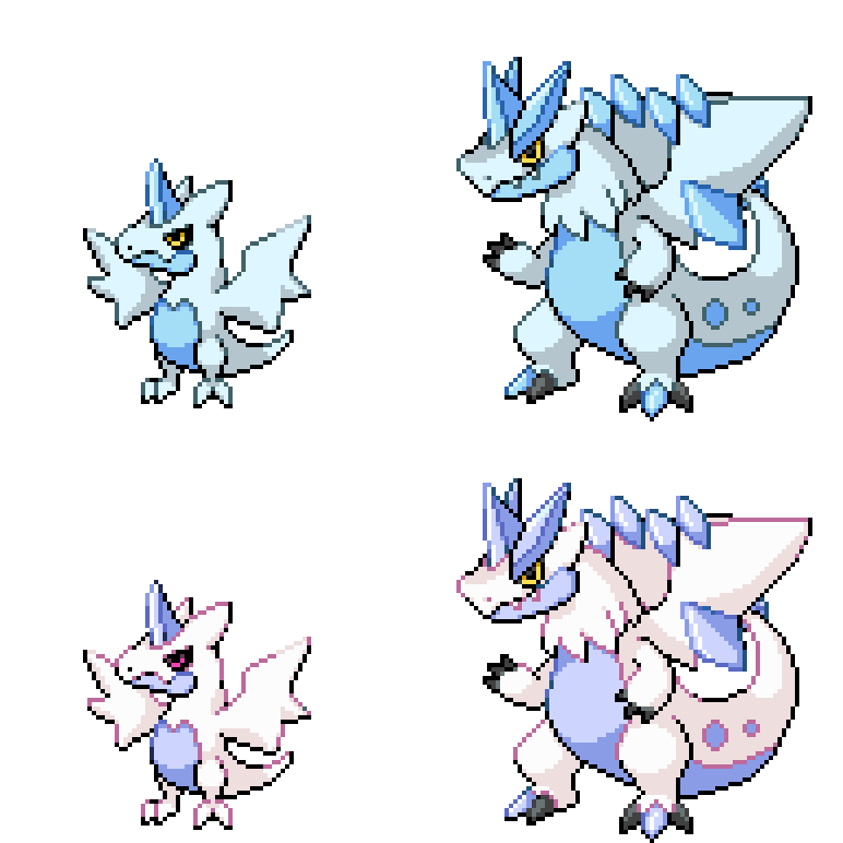 Ice/Dragon by Garchompmagic0310 on DeviantArt