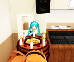 MMD Happy birthday miku