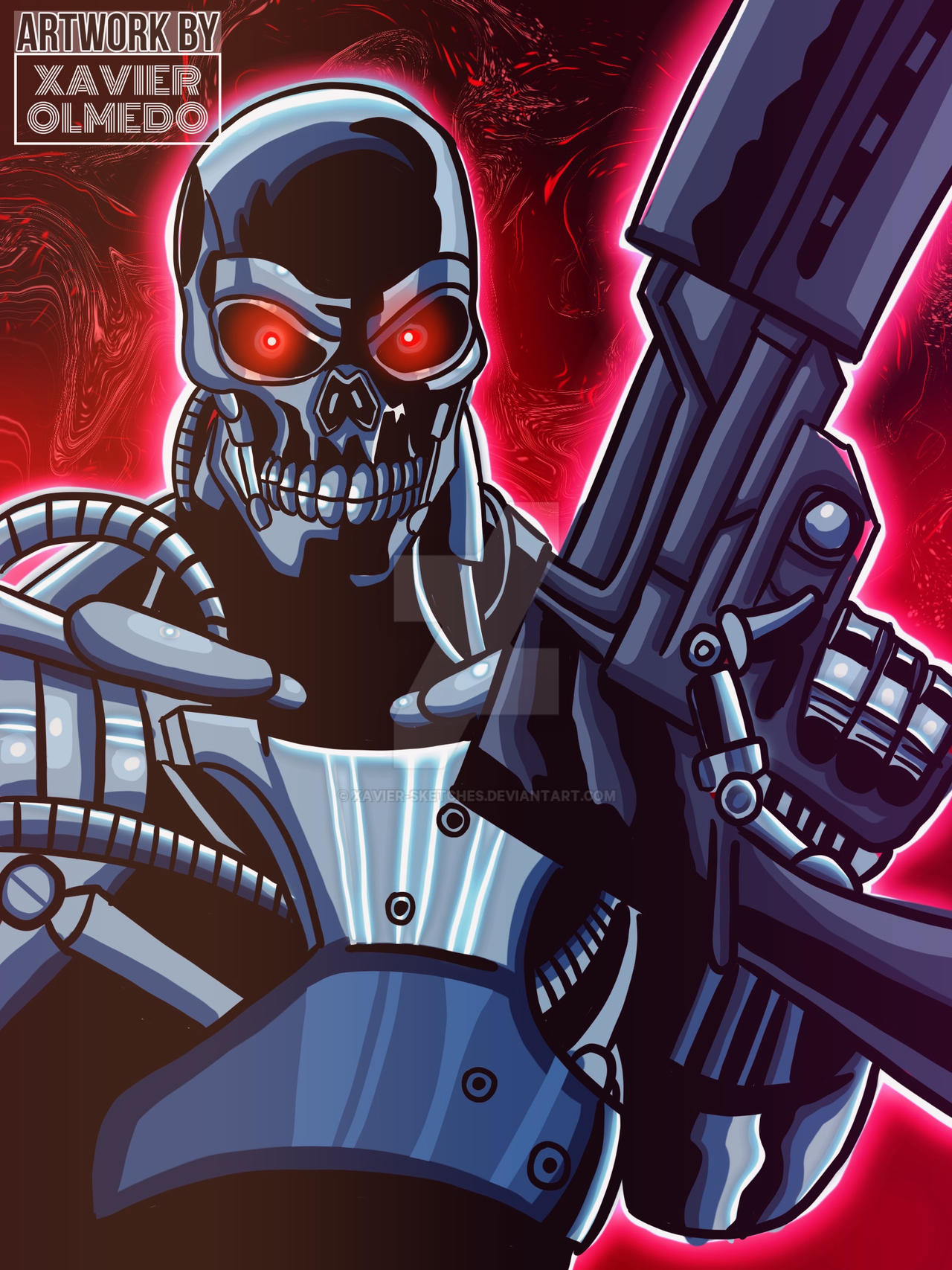 THE TERMINATOR by xavier-sketches on DeviantArt