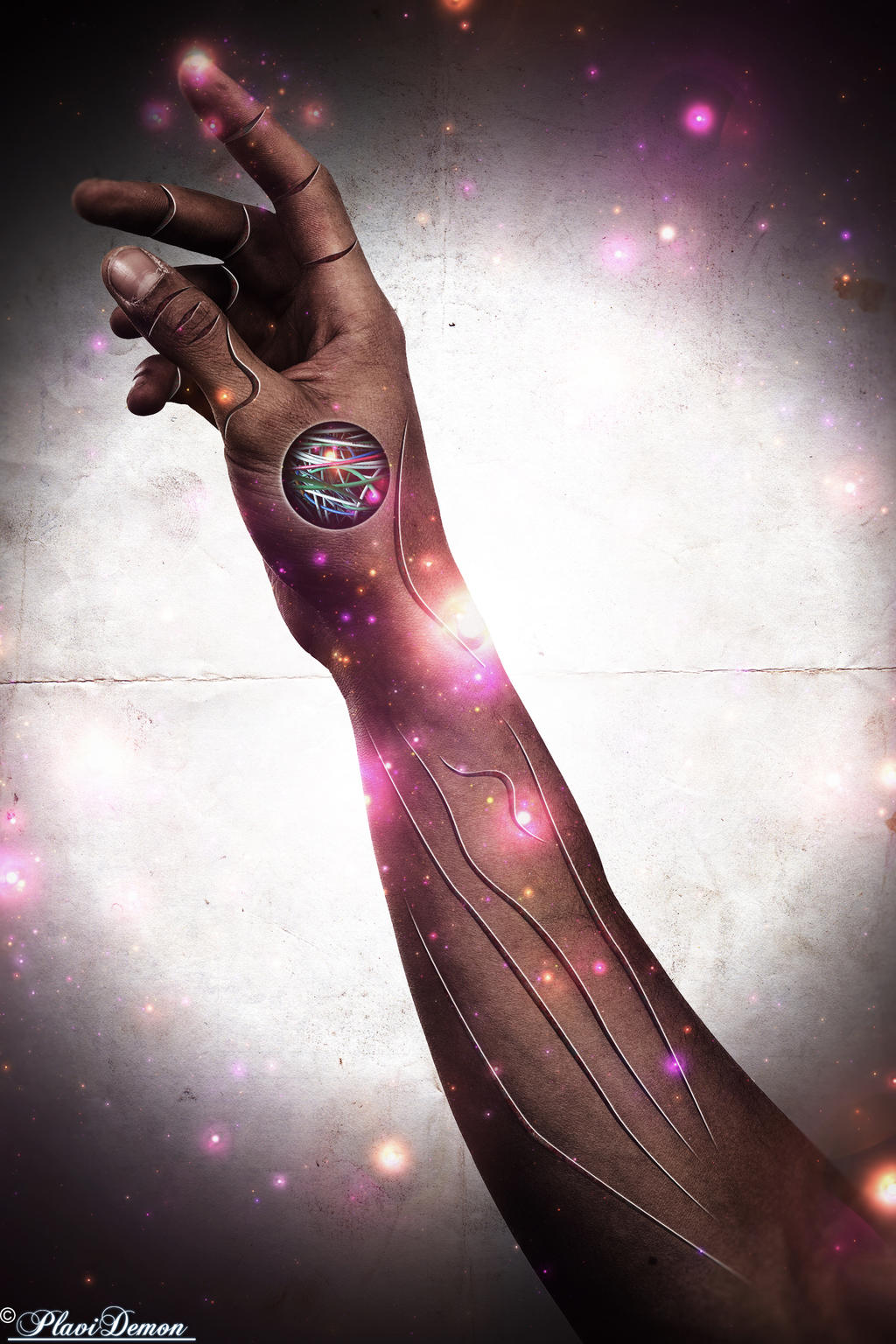 Cyborg Hand by PlaviDemon