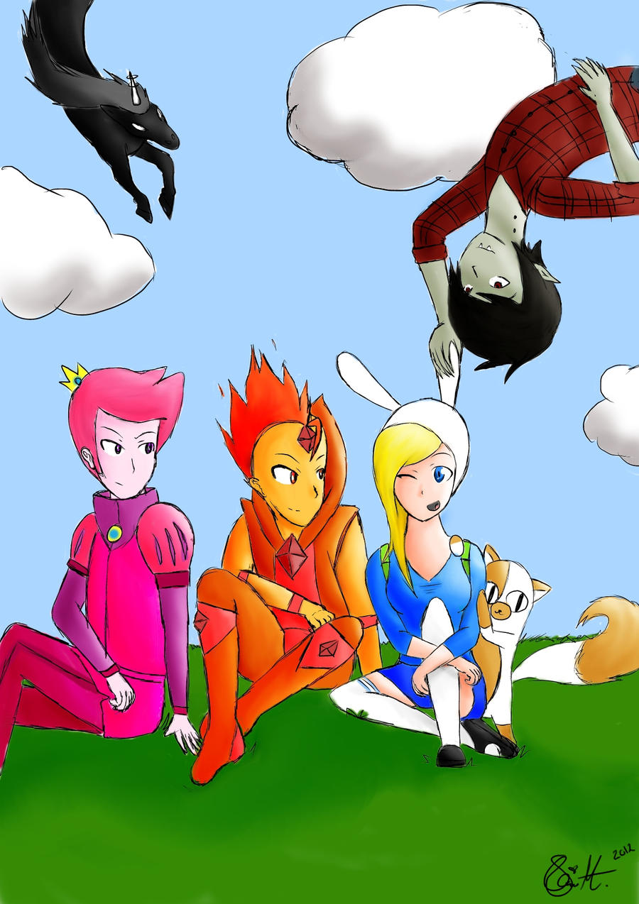 Adventure time! with fionna and cake :3
