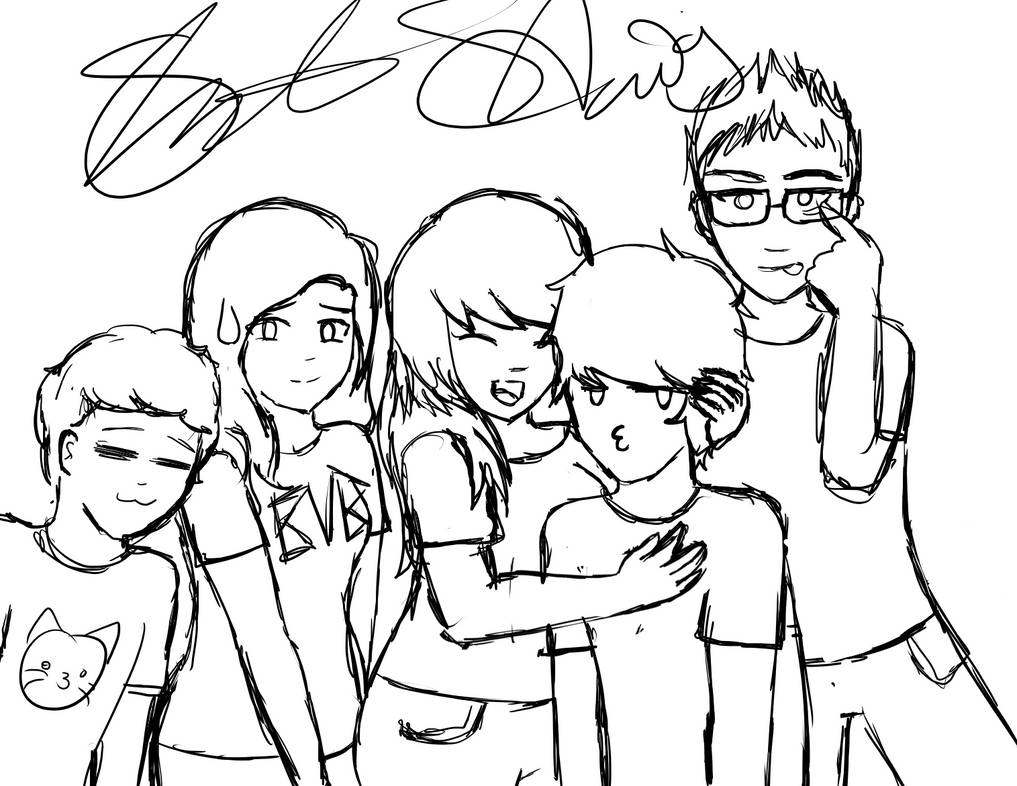Day 13 Draw a group picture by SammieT83 on DeviantArt