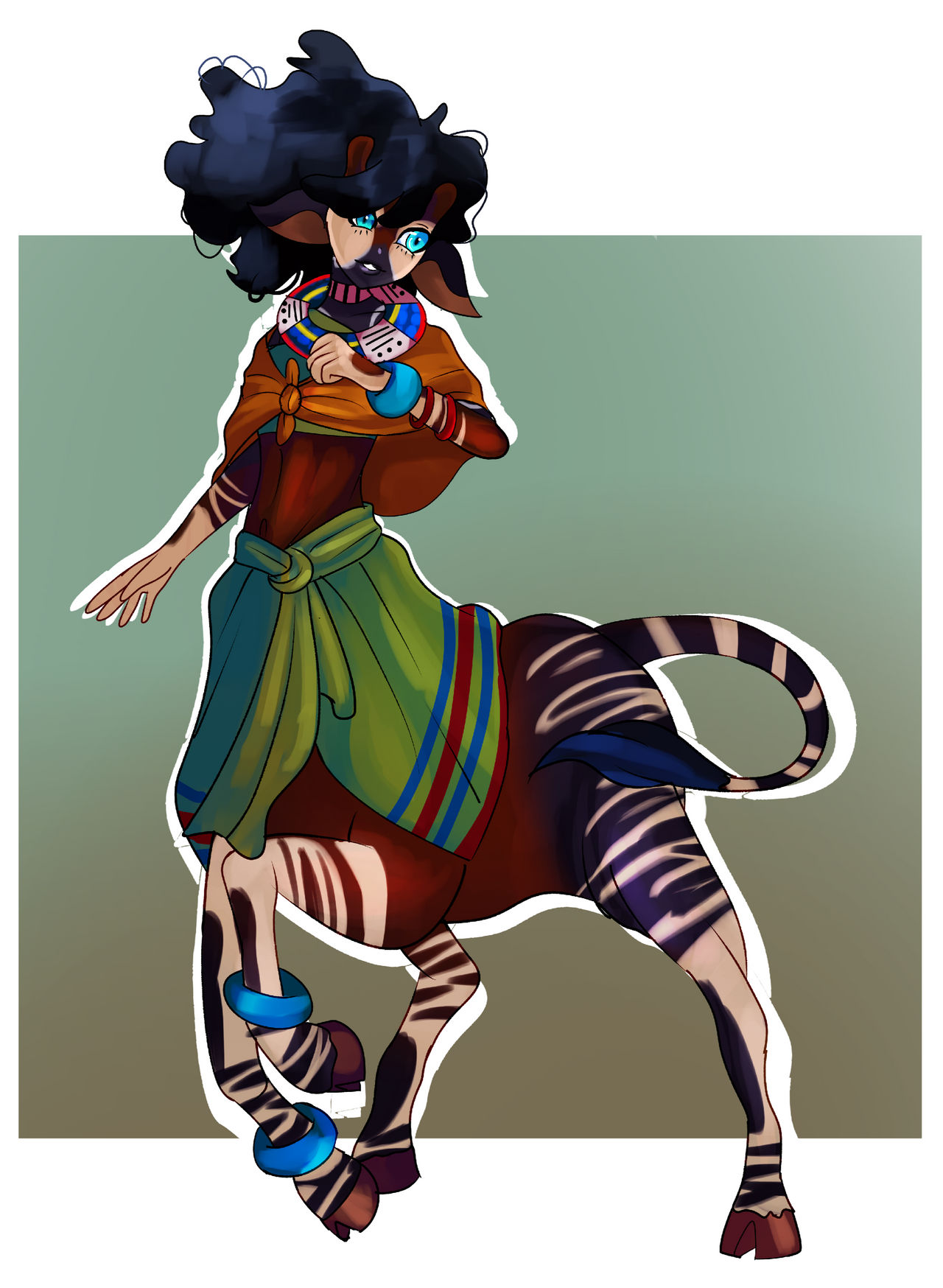 Okapi Centaur by Baptistar2004 on DeviantArt