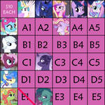 Alicorn-Earth Grid Adopts (22/25) by primrosepaper
