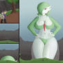 Catching A Giantess Gardevoir - page 1