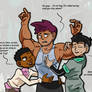 To Benson and Troy like muscular guys