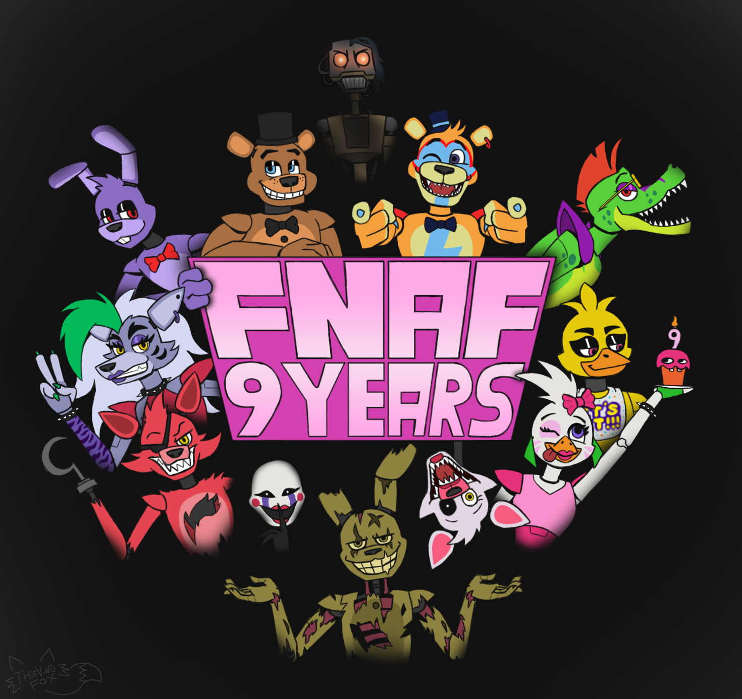 FNAFNG_FNAF 6 Characters by NamyG on DeviantArt