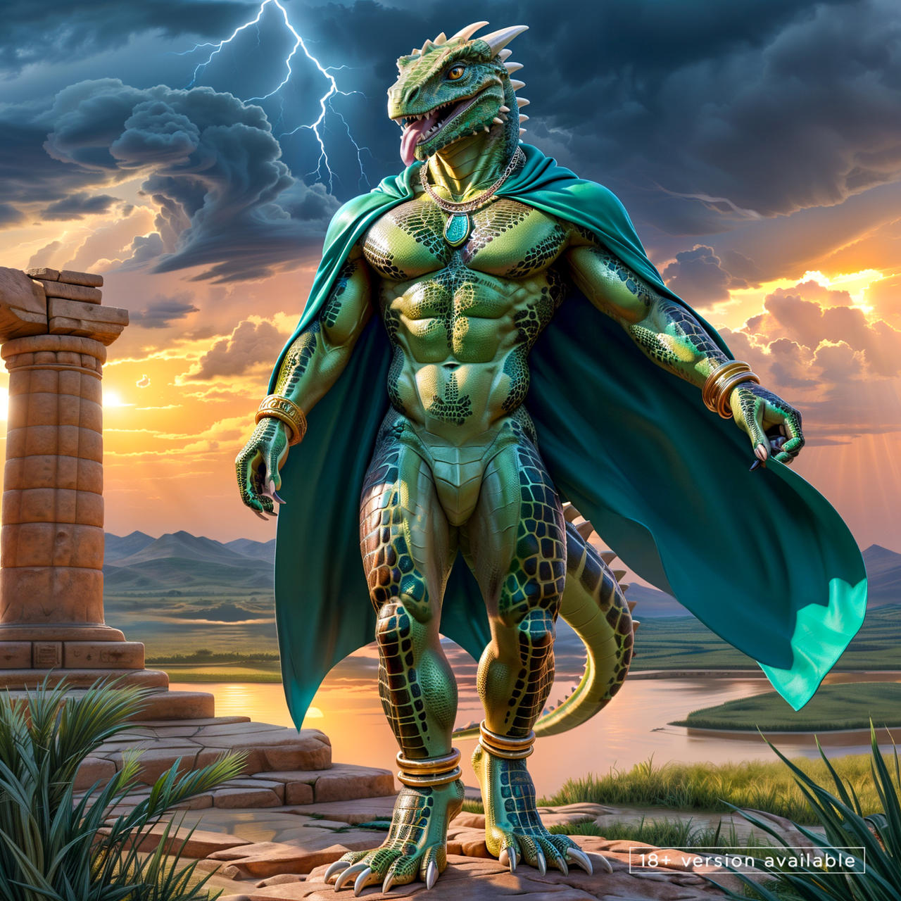 Argonian Ranger Argonian warrior by Wolfs-chaser on DeviantArt