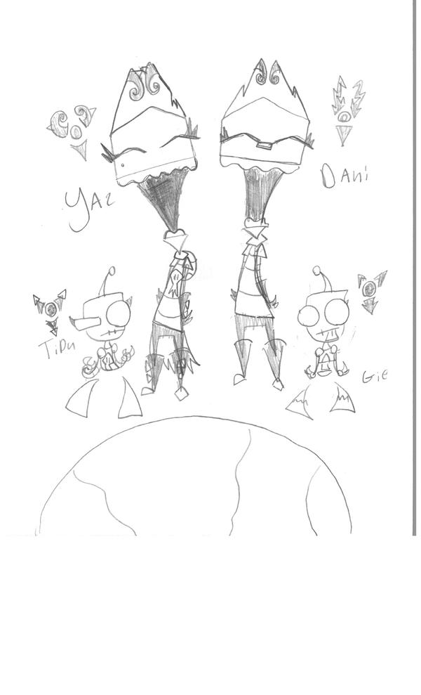 yaz and dani by invaderyaz on DeviantArt