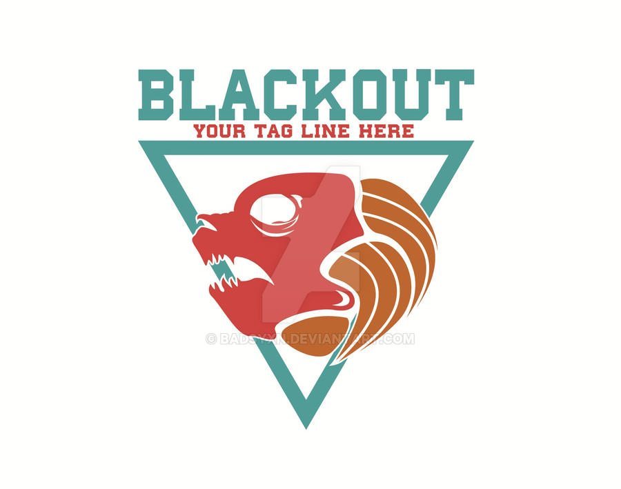 Blackout Logo Template by badsyxn on DeviantArt
