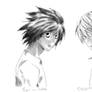 Light and L Death Note