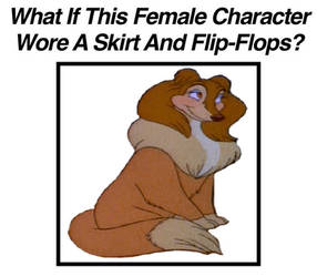 What If Flo Wore a Skirt and Flip Flops
