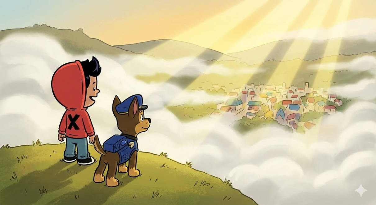 Xavier Riddles Poop Deviantart Xavier Riddle And Chase Sees The Sunlight by everestfan10 on DeviantArt