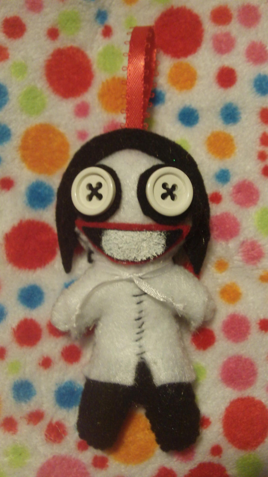 Jeff the Killer Plush Keychain by KaleidoscopicFungi on DeviantArt