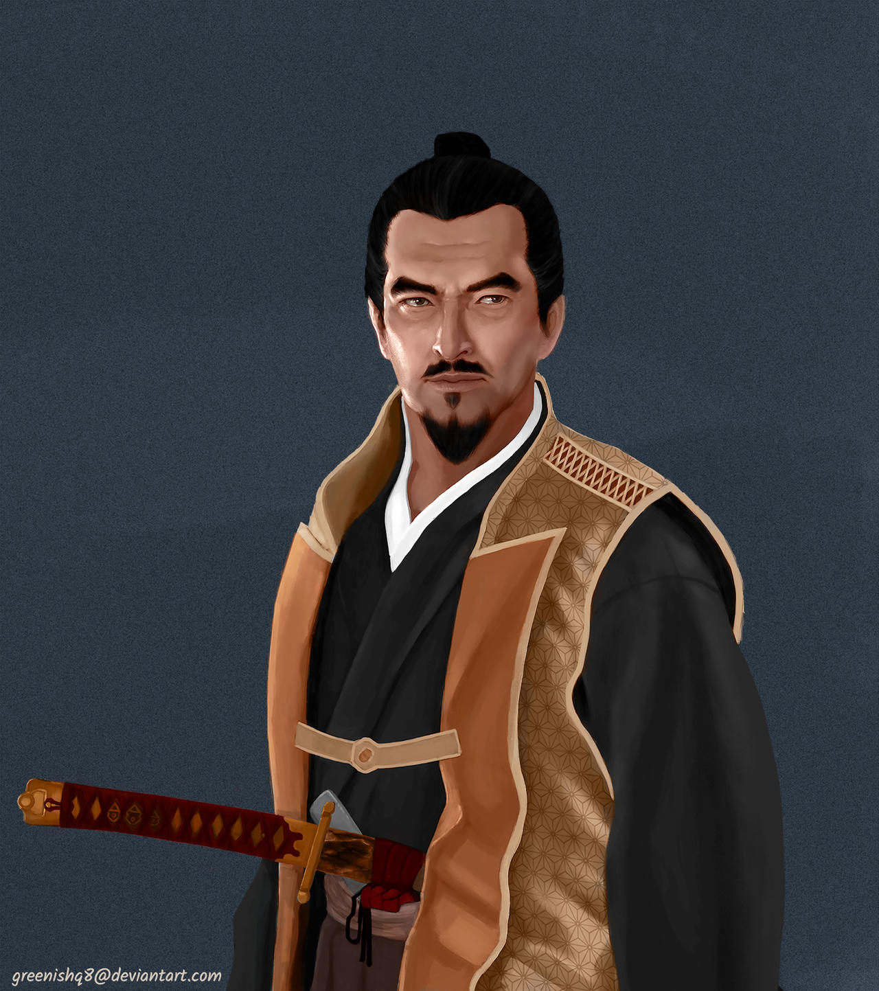 Lord Shimura Lord Shimura - colored by GreenishQ8 on DeviantArt