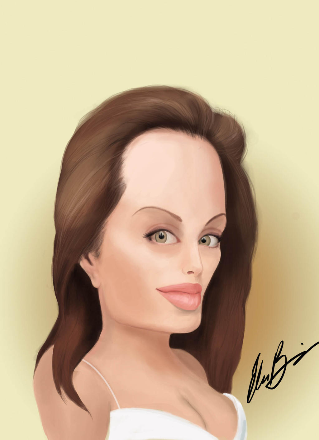 Angelina Jolie Caricature