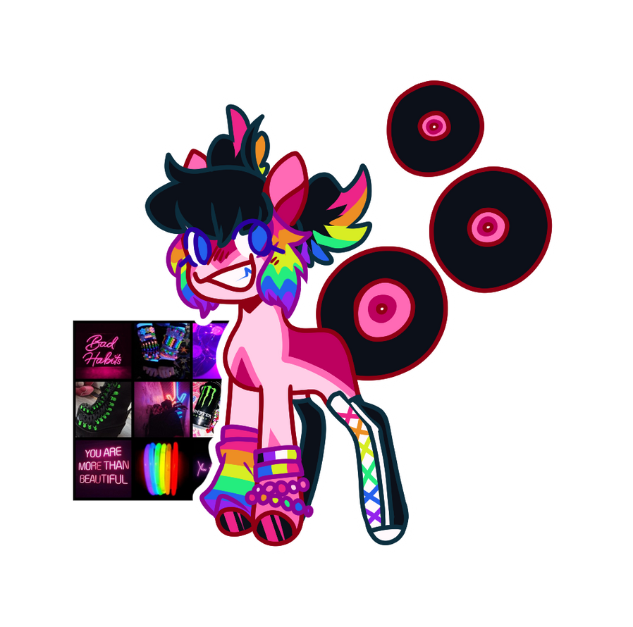 Candy Raver adopt Clsoed by KorpseGraveyard on DeviantArt