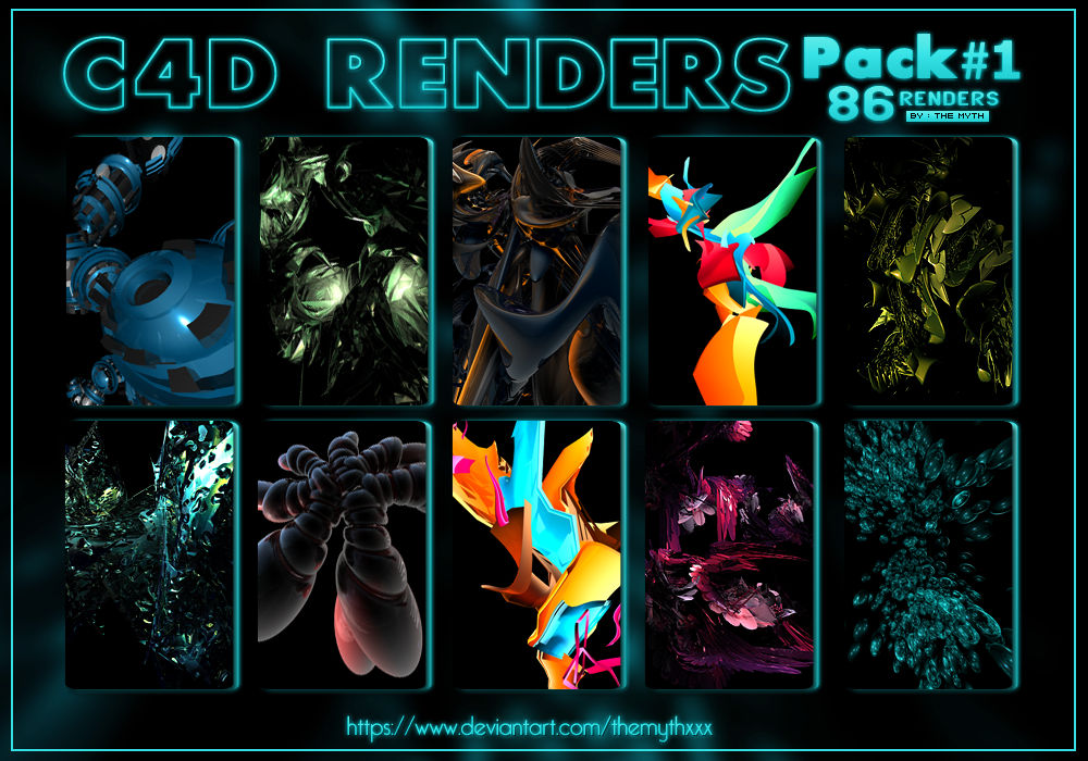 C4d Renders Pack#1 by TheMythxXx on DeviantArt