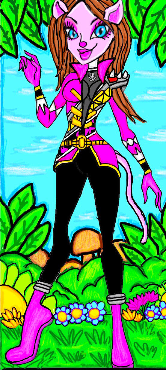 Pink power Ranger Monster High by animeLord200 on DeviantArt