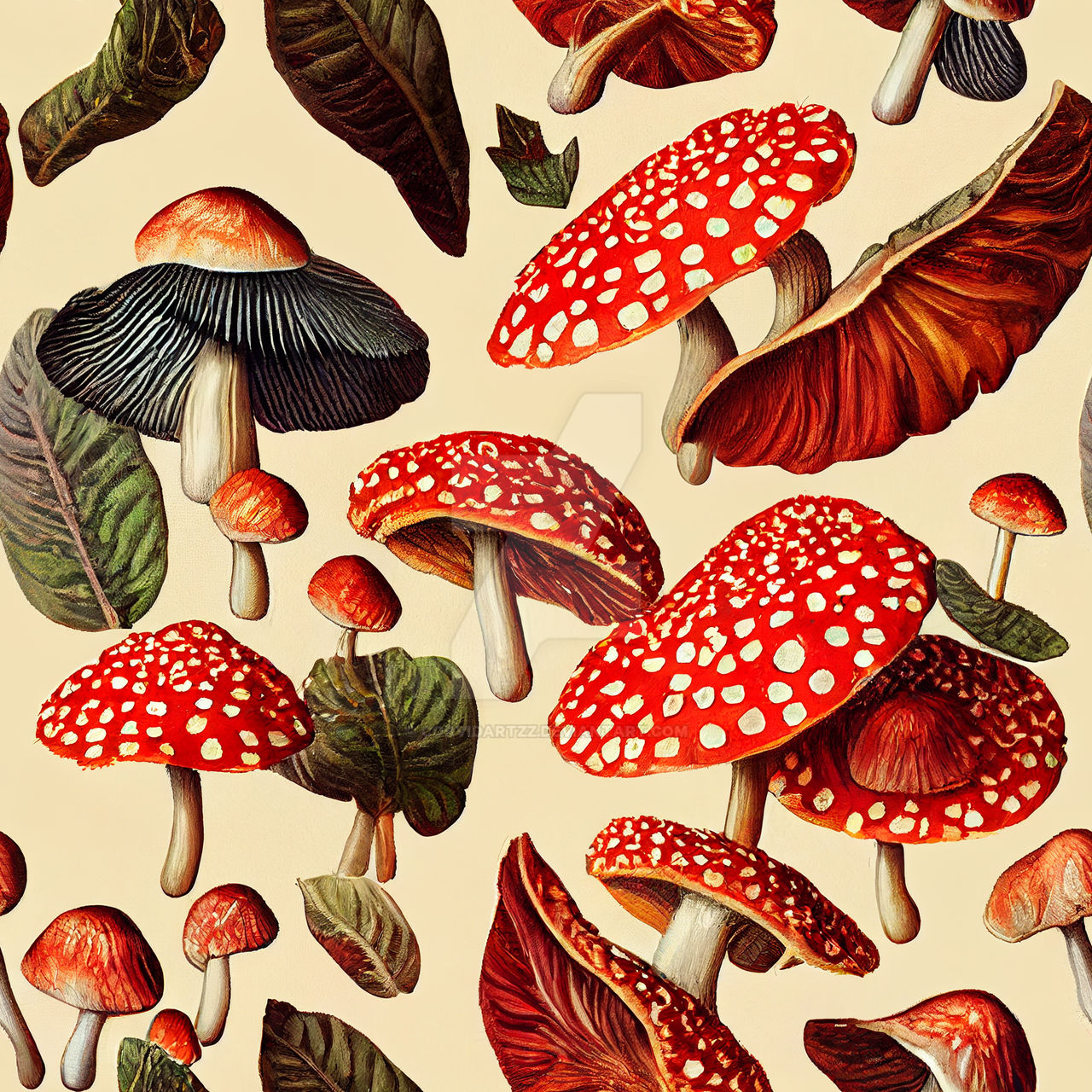 Dancing mushrooms by CorvidArtzz on DeviantArt