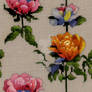 Cross stich flower effect repeatable pattern