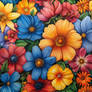 Floral seamless repeatable pattern