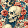 Seamless floral repeatable pattern