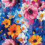 Seamless floral repeatable pattern