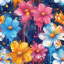 Seamless floral repeatable pattern