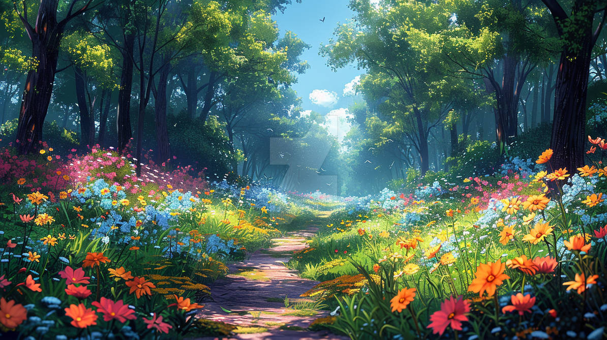 Floral walk by CorvidArtzz on DeviantArt