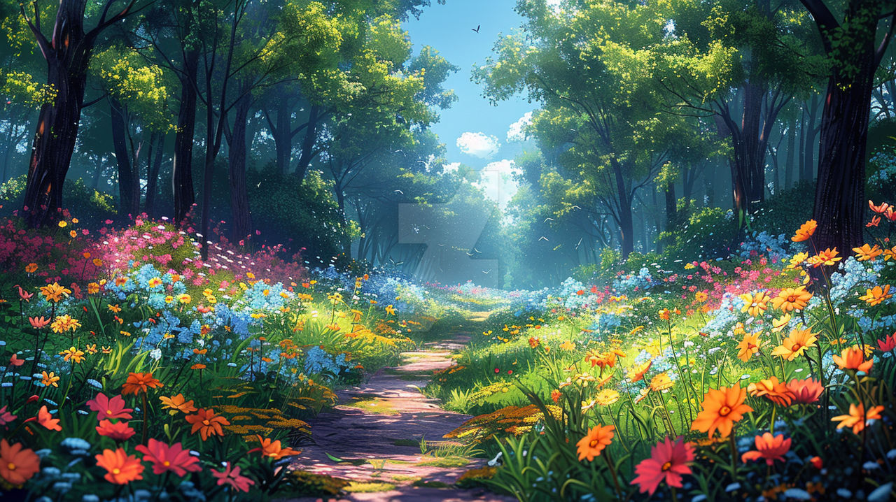 Floral walk by CorvidArtzz on DeviantArt