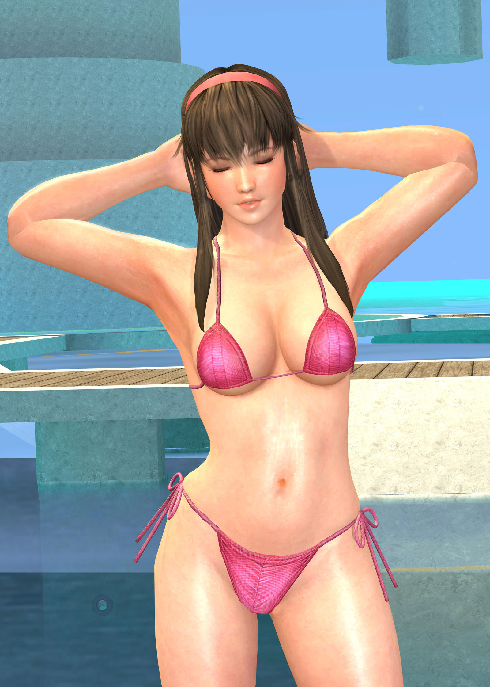 Hitomi Beach paradise 03