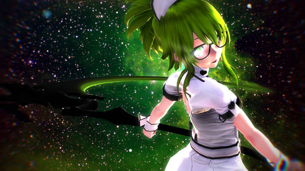 [MMD] [Wallpaper] Green Galaxy