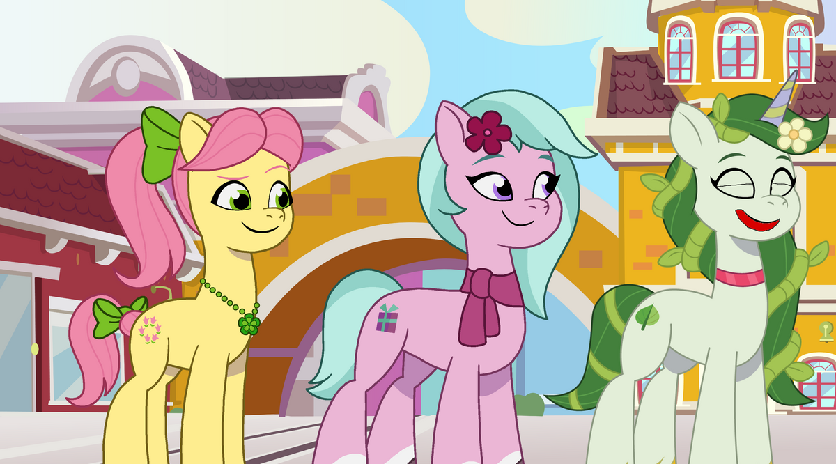 Three Ponies The Three Leafest Ponies by Luckydog416 on DeviantArt