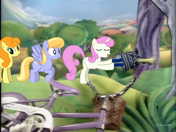 Three Ponies Three Ponies Pulling by Luckydog416 on DeviantArt