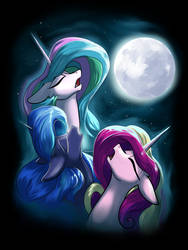 Three Princess Moon