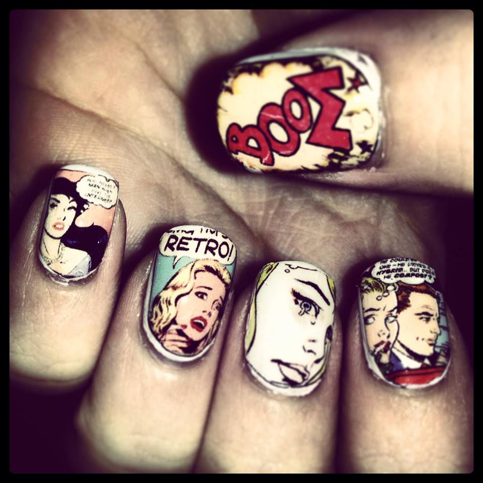 Comic Book Nails