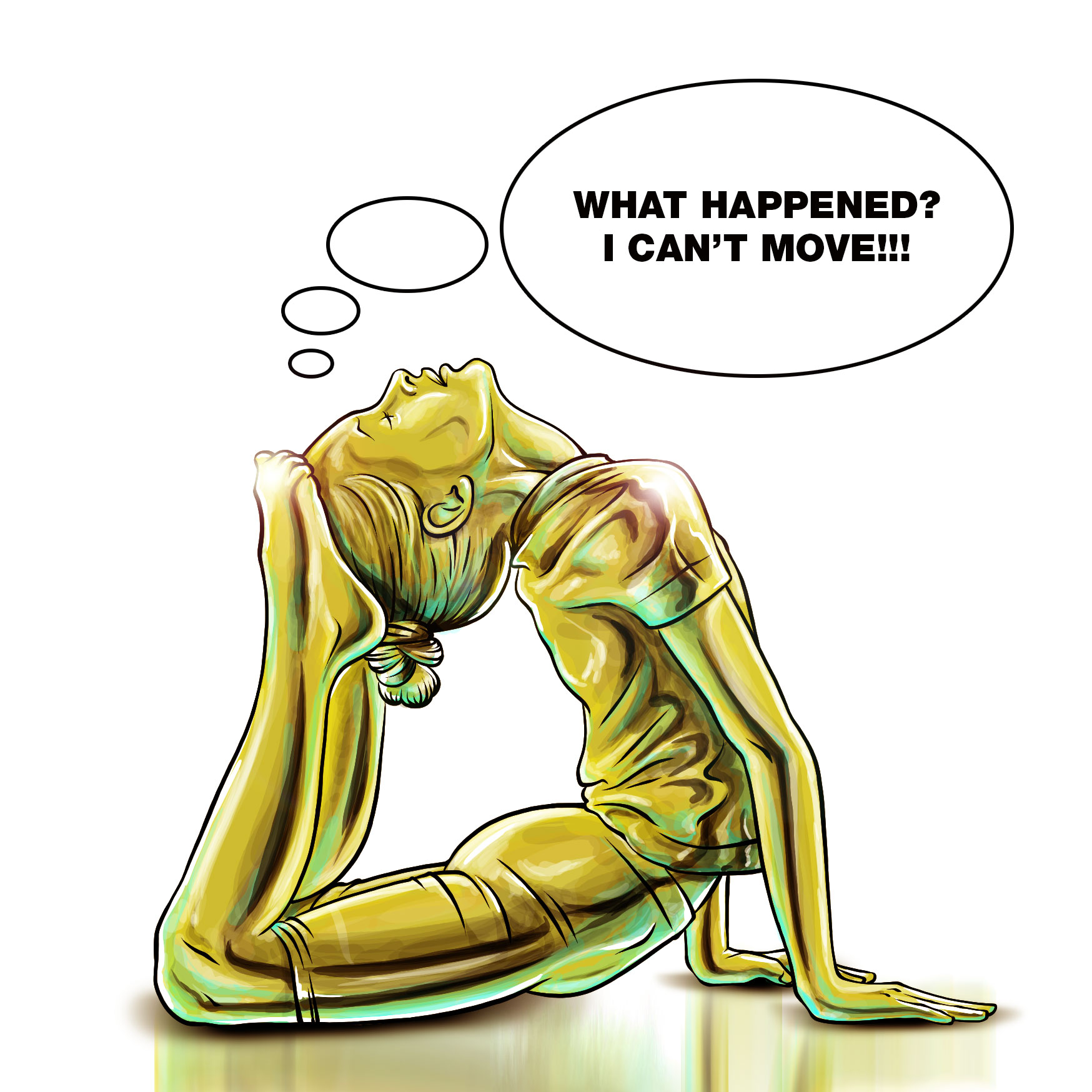 Golden contortion by JANEMALL on DeviantArt