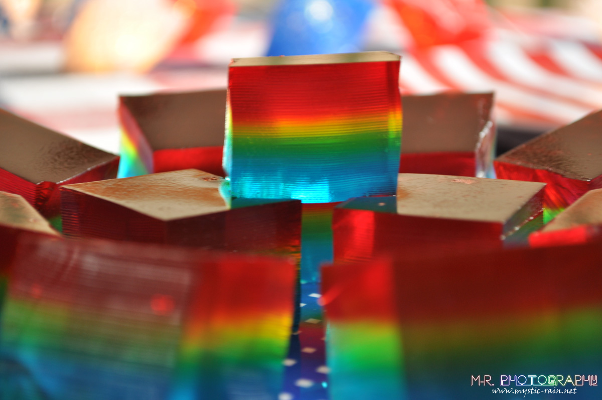 Rainbow Jello