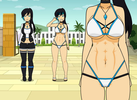 Custom Swimsuit 2 - Akio/Aiko