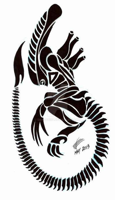 Tribal Alien 3 by dracon257 on DeviantArt