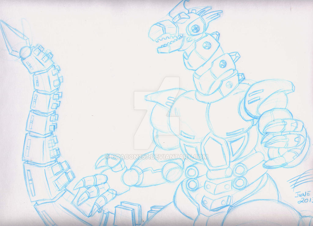 Mechzilla Preview by dracon257 on DeviantArt
