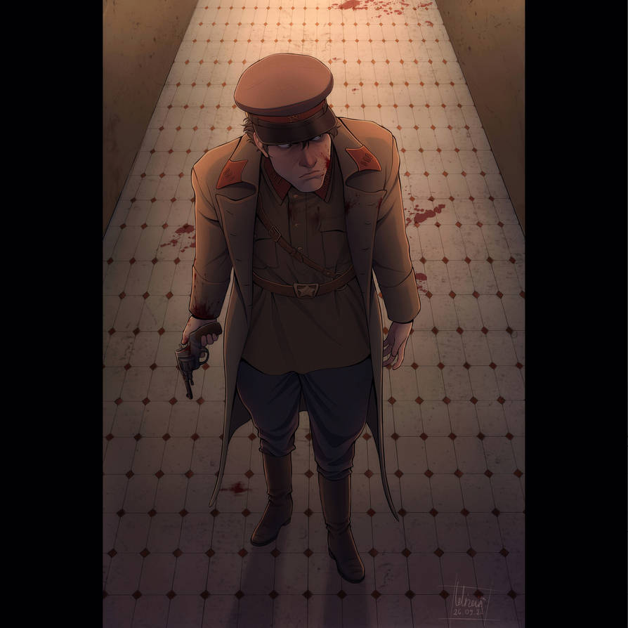 Grumpy officer by Idiza194 on DeviantArt