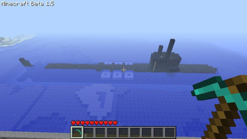 Minecraft Submarin Minecraft Submarine by Gunny-Kilroy on DeviantArt